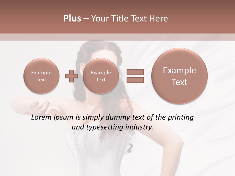 Model White Elegance PowerPoint Template
