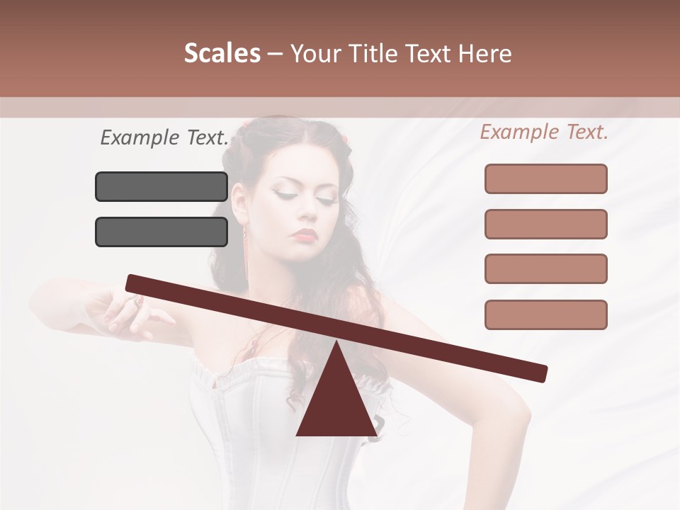 Model White Elegance PowerPoint Template