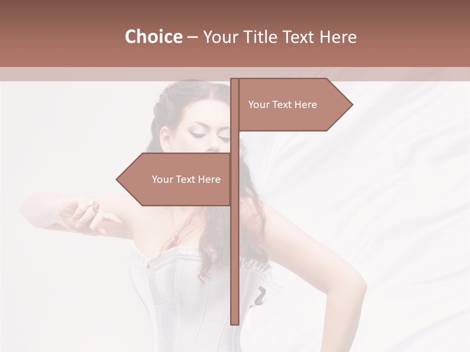 Model White Elegance PowerPoint Template