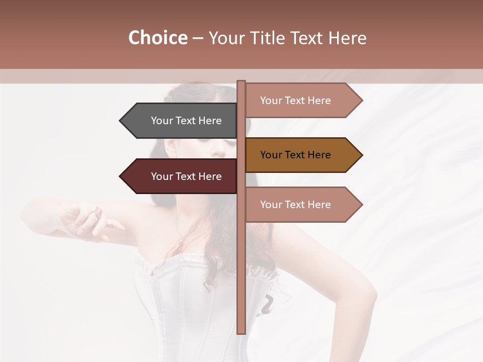 Model White Elegance PowerPoint Template