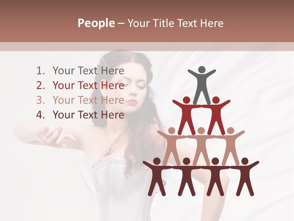 Model White Elegance PowerPoint Template