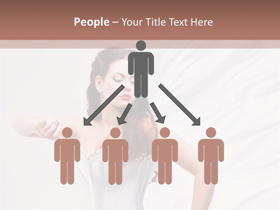 Model White Elegance PowerPoint Template