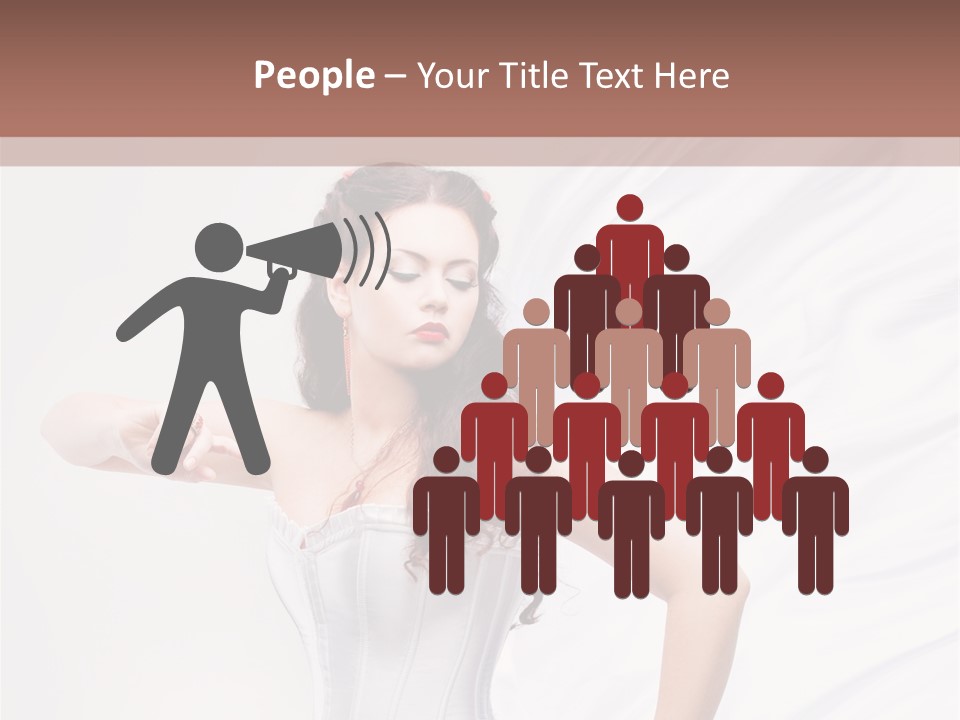 Model White Elegance PowerPoint Template