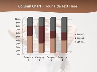 Brunette Sensuality Double PowerPoint Template