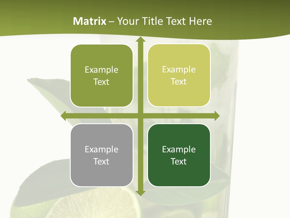 Half Ice Gross PowerPoint Template