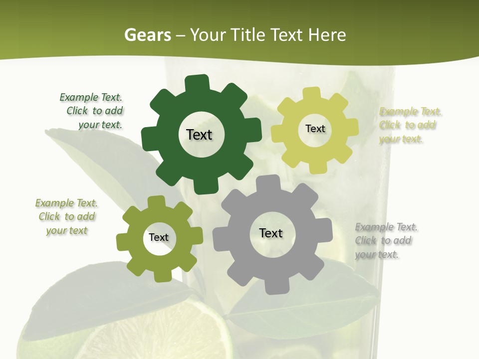 Half Ice Gross PowerPoint Template