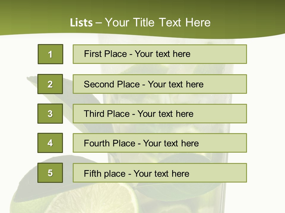 Half Ice Gross PowerPoint Template