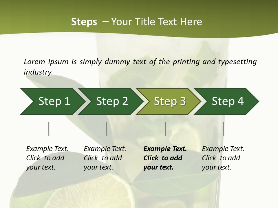 Half Ice Gross PowerPoint Template