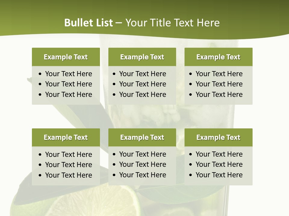 Half Ice Gross PowerPoint Template