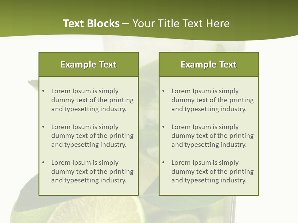 Half Ice Gross PowerPoint Template