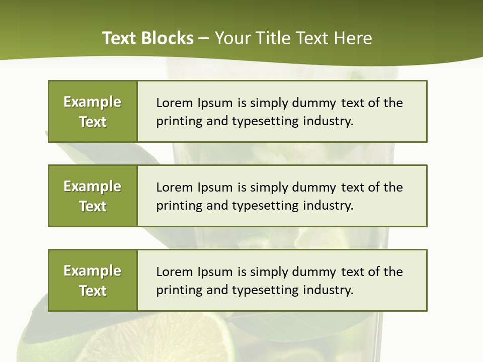 Half Ice Gross PowerPoint Template