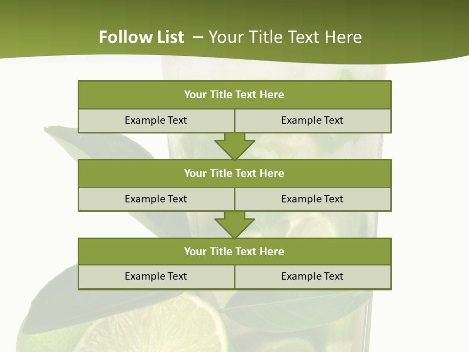Half Ice Gross PowerPoint Template