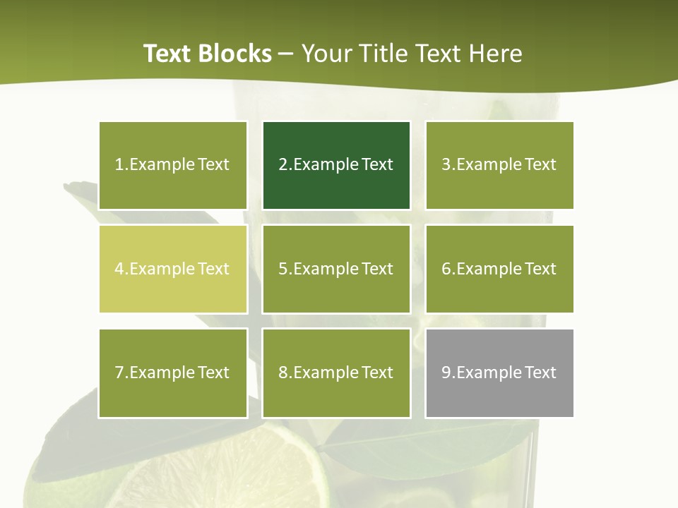 Half Ice Gross PowerPoint Template