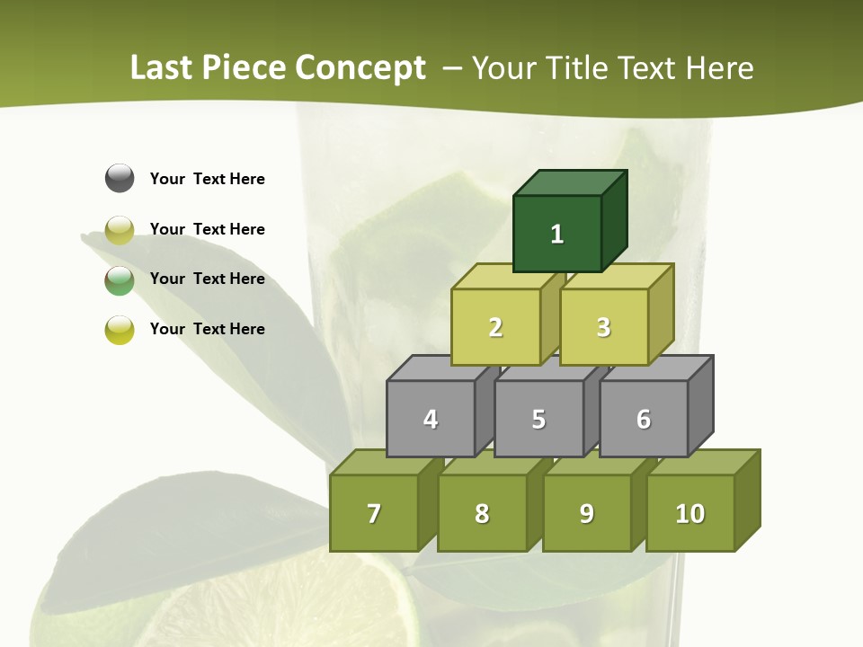 Half Ice Gross PowerPoint Template