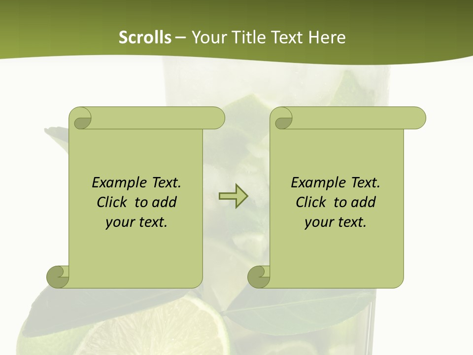 Half Ice Gross PowerPoint Template