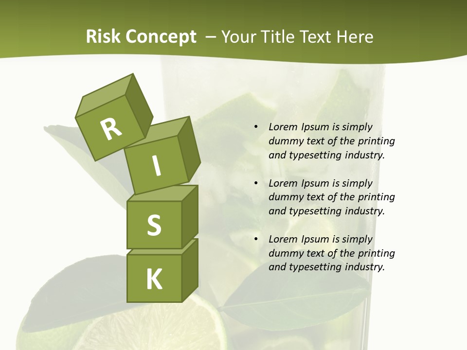 Half Ice Gross PowerPoint Template