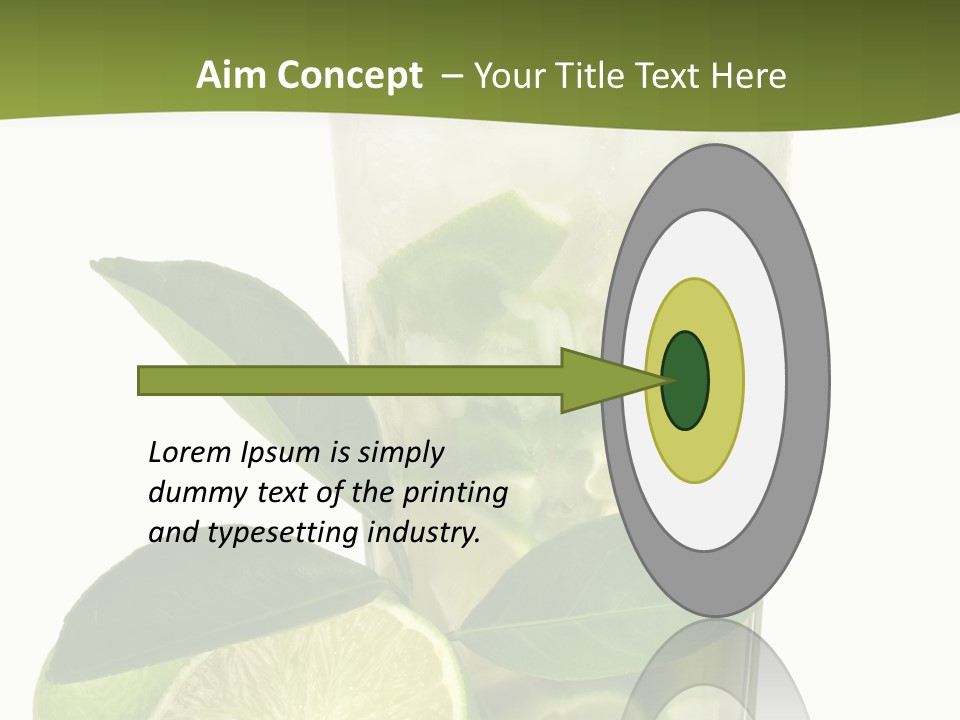 Half Ice Gross PowerPoint Template