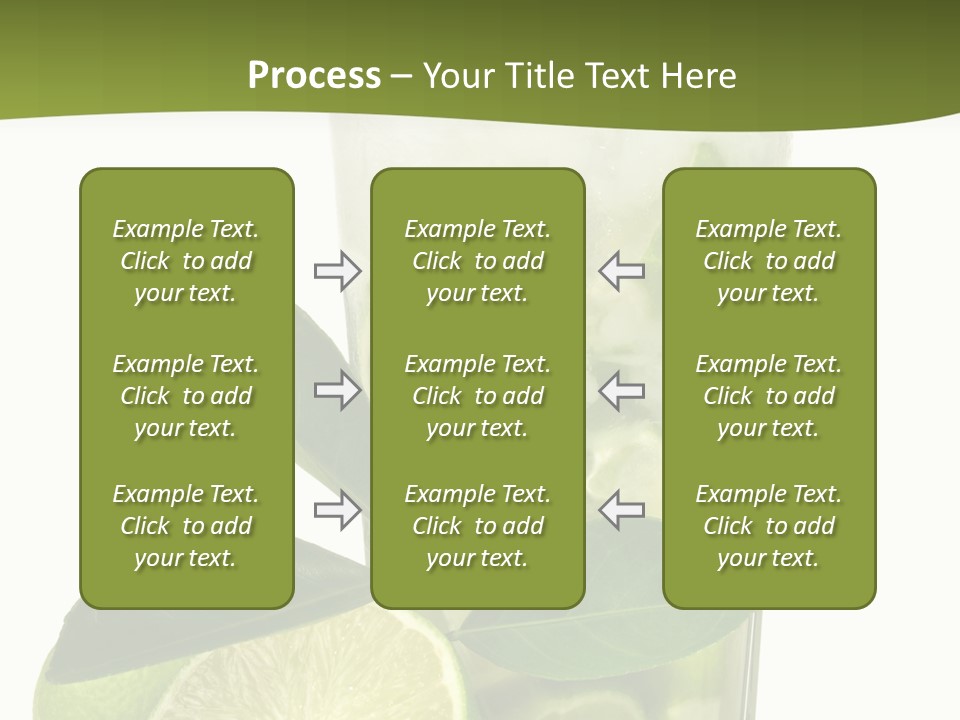 Half Ice Gross PowerPoint Template