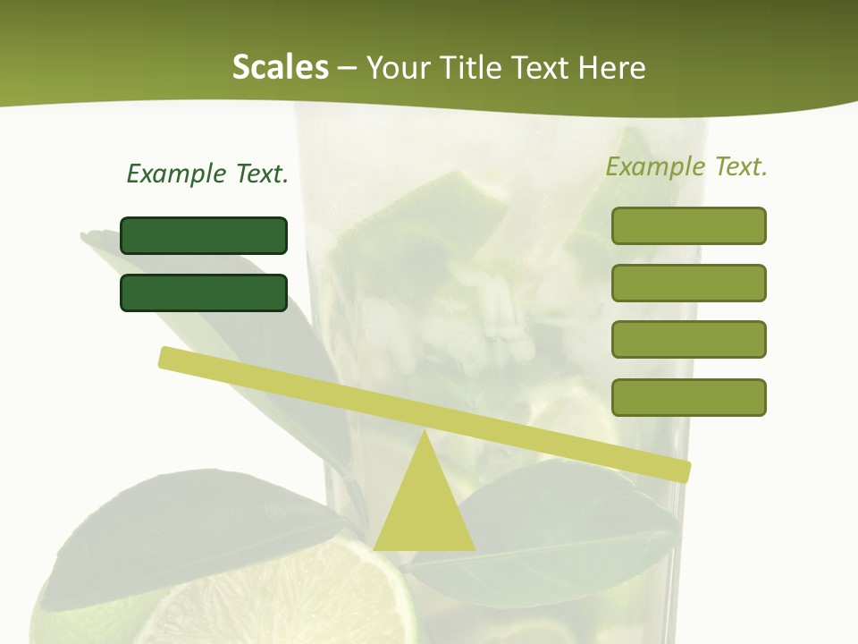 Half Ice Gross PowerPoint Template