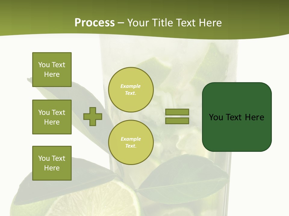 Half Ice Gross PowerPoint Template