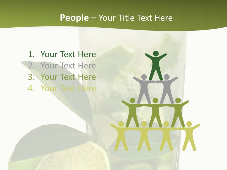 Half Ice Gross PowerPoint Template