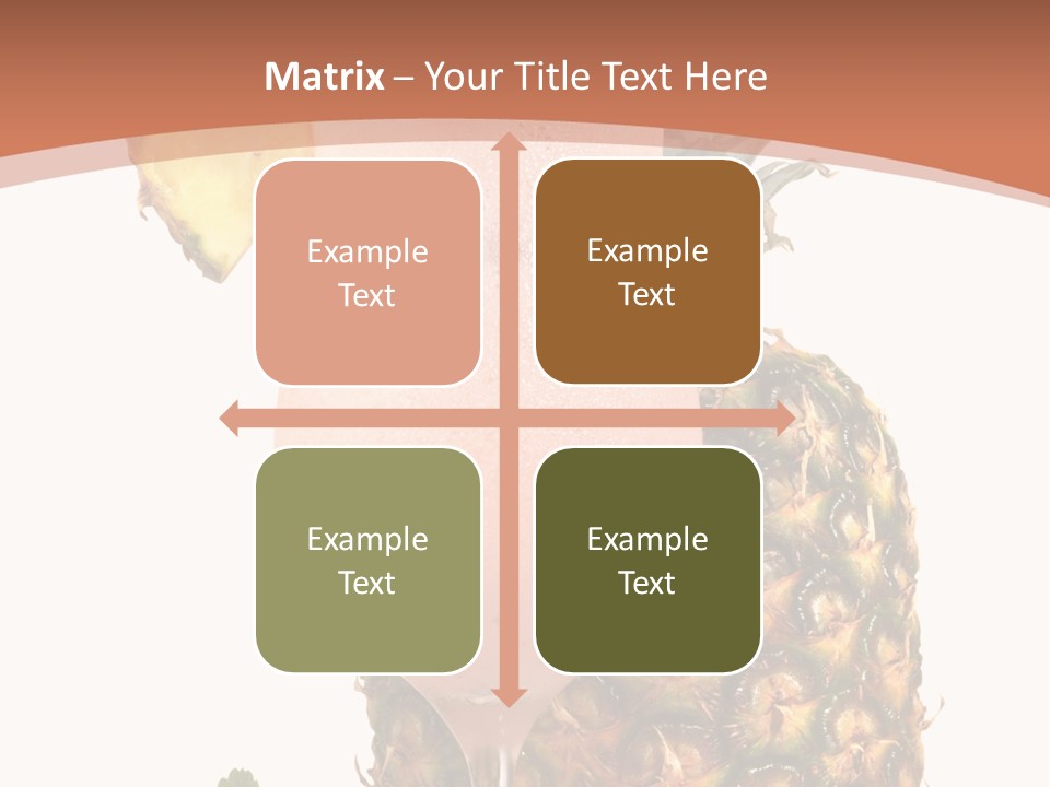 Cocktail Page Glass PowerPoint Template