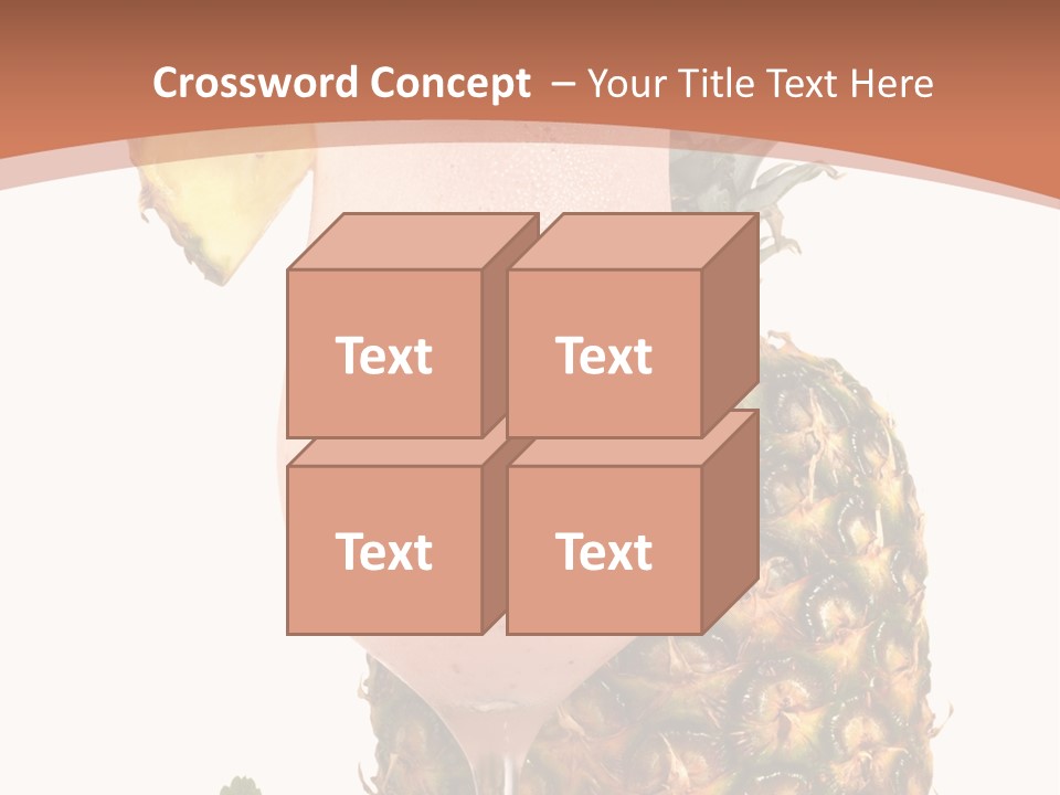 Cocktail Page Glass PowerPoint Template