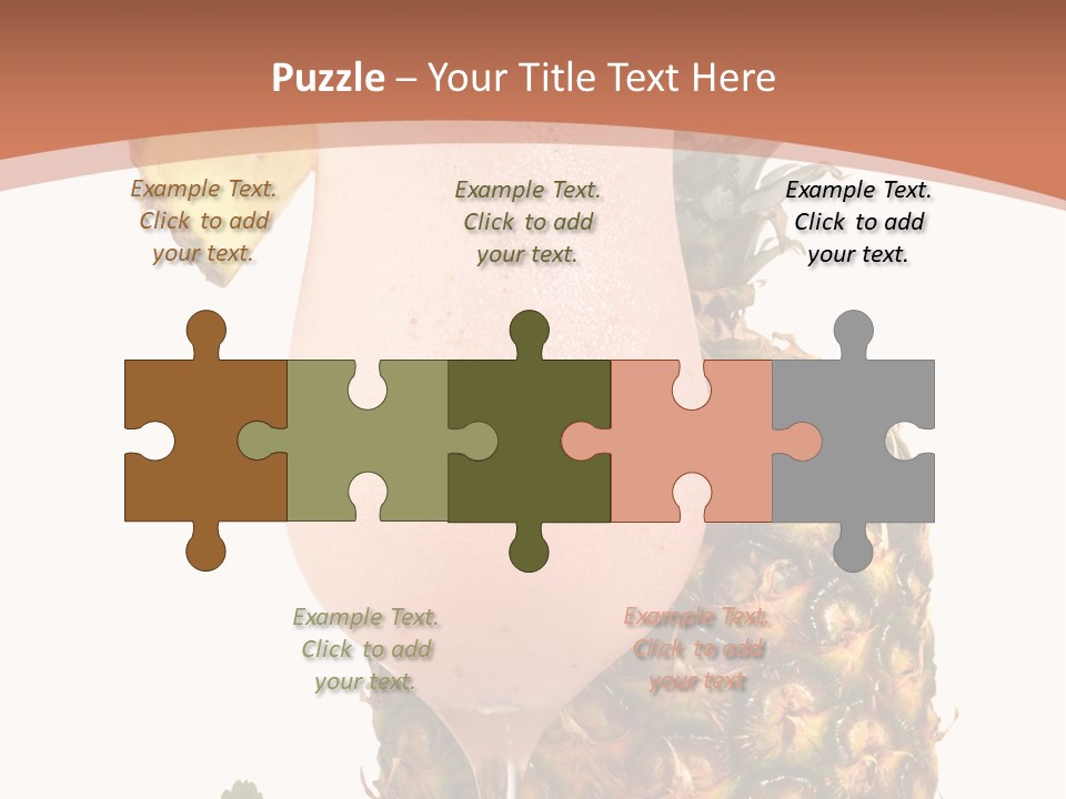 Cocktail Page Glass PowerPoint Template