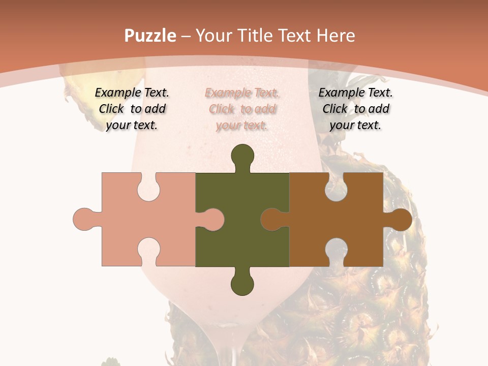 Cocktail Page Glass PowerPoint Template