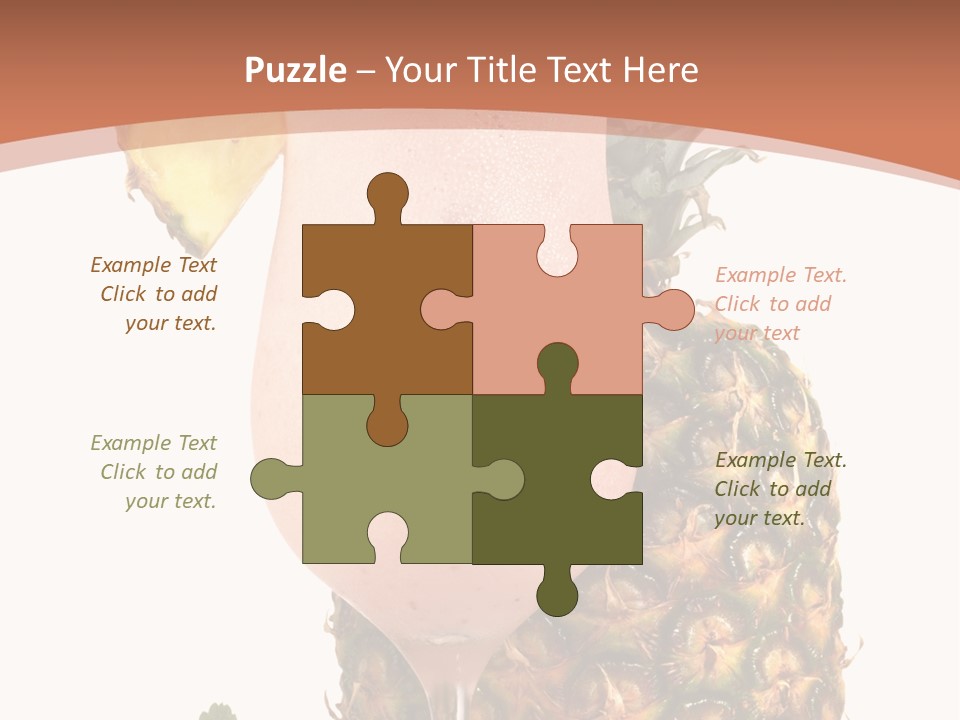 Cocktail Page Glass PowerPoint Template
