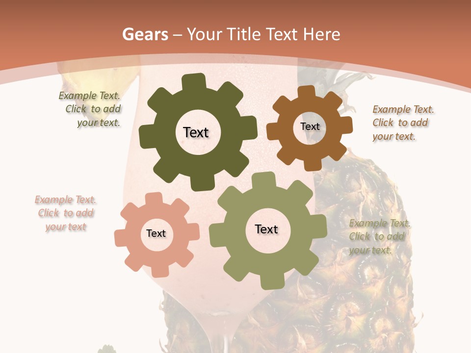 Cocktail Page Glass PowerPoint Template