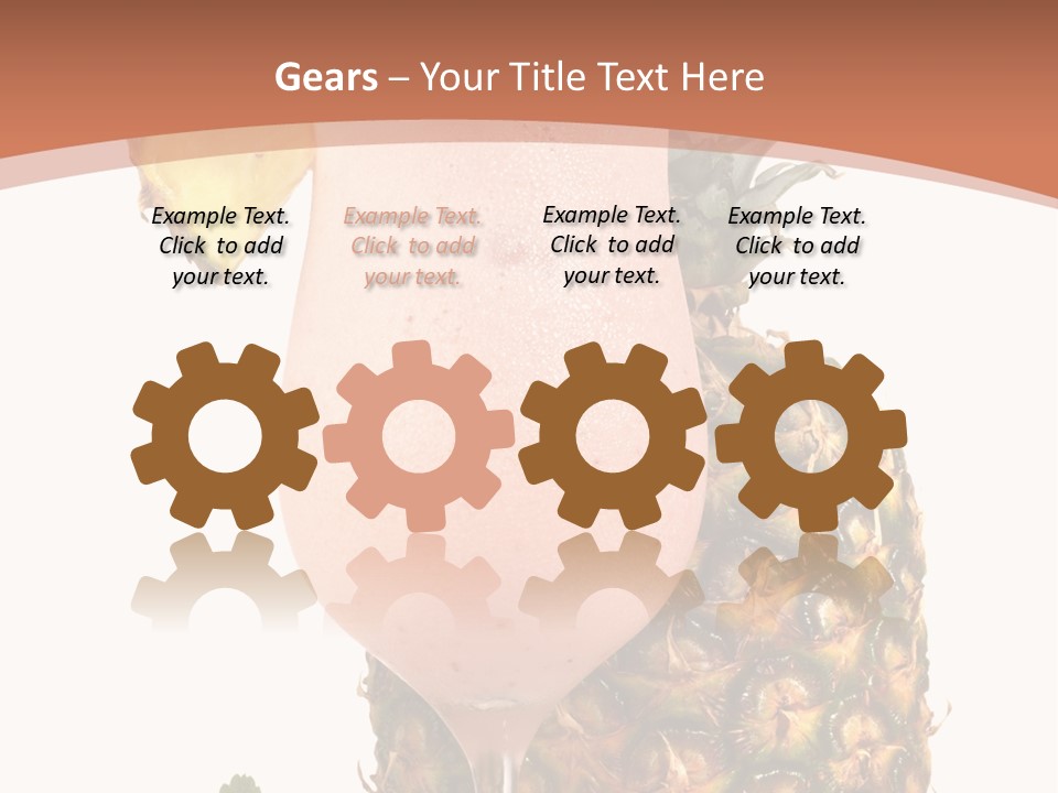 Cocktail Page Glass PowerPoint Template