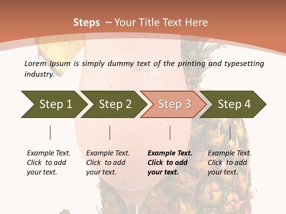 Cocktail Page Glass PowerPoint Template