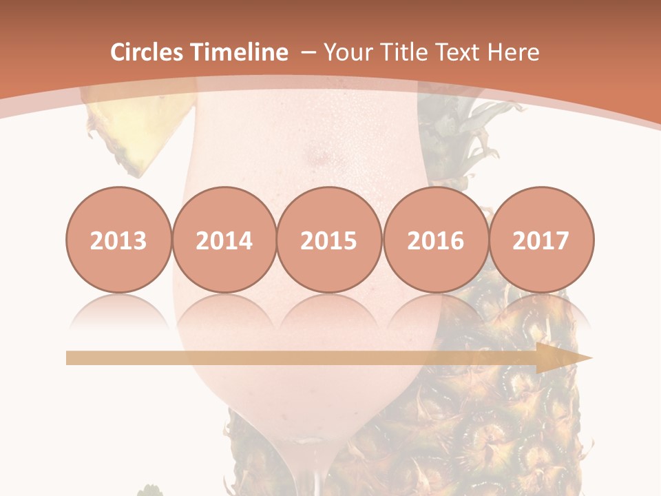 Cocktail Page Glass PowerPoint Template