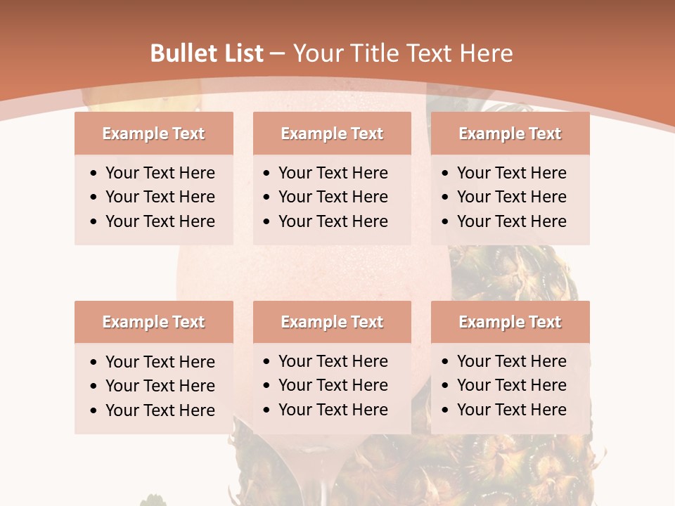 Cocktail Page Glass PowerPoint Template