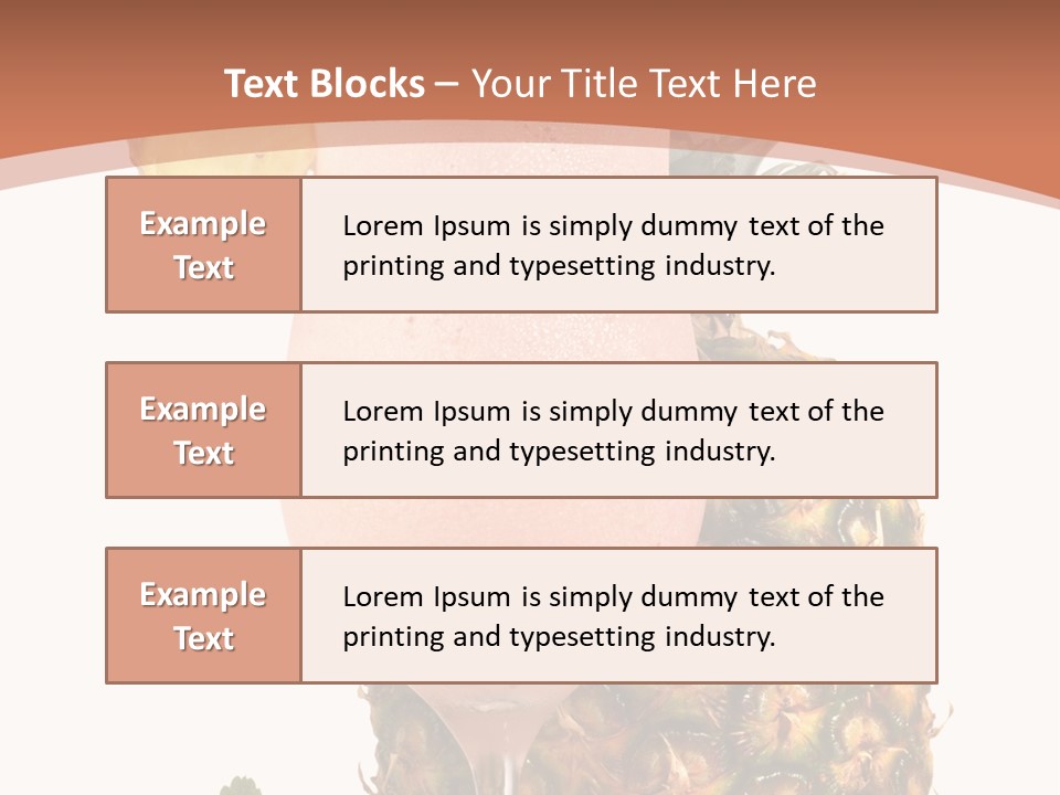 Cocktail Page Glass PowerPoint Template
