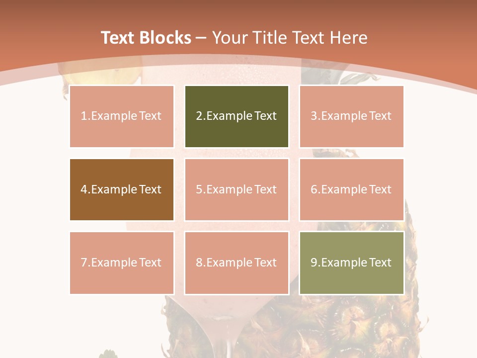 Cocktail Page Glass PowerPoint Template