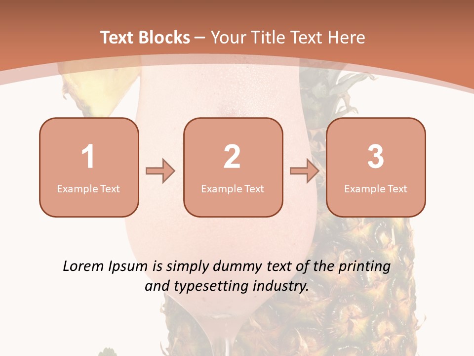 Cocktail Page Glass PowerPoint Template