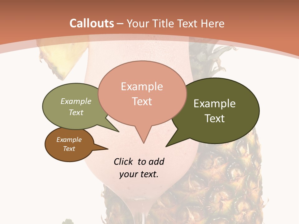 Cocktail Page Glass PowerPoint Template