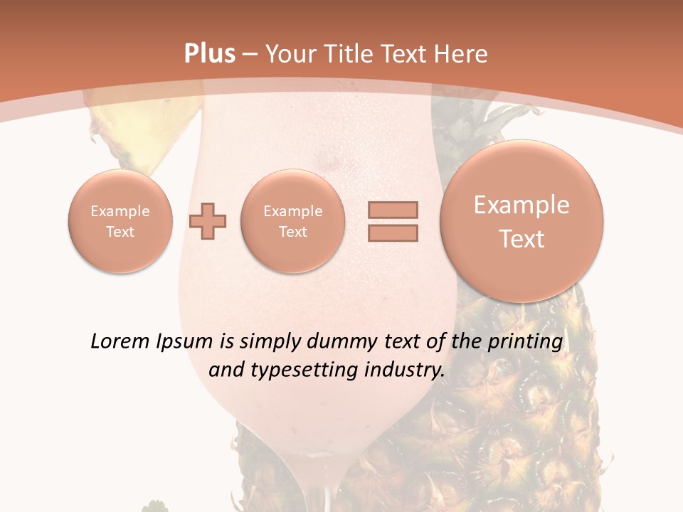 Cocktail Page Glass PowerPoint Template