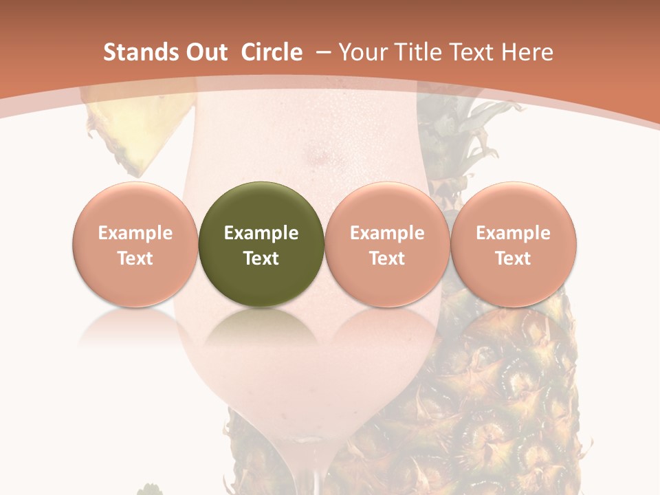Cocktail Page Glass PowerPoint Template