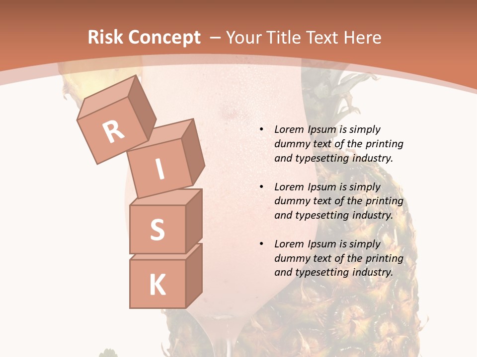 Cocktail Page Glass PowerPoint Template