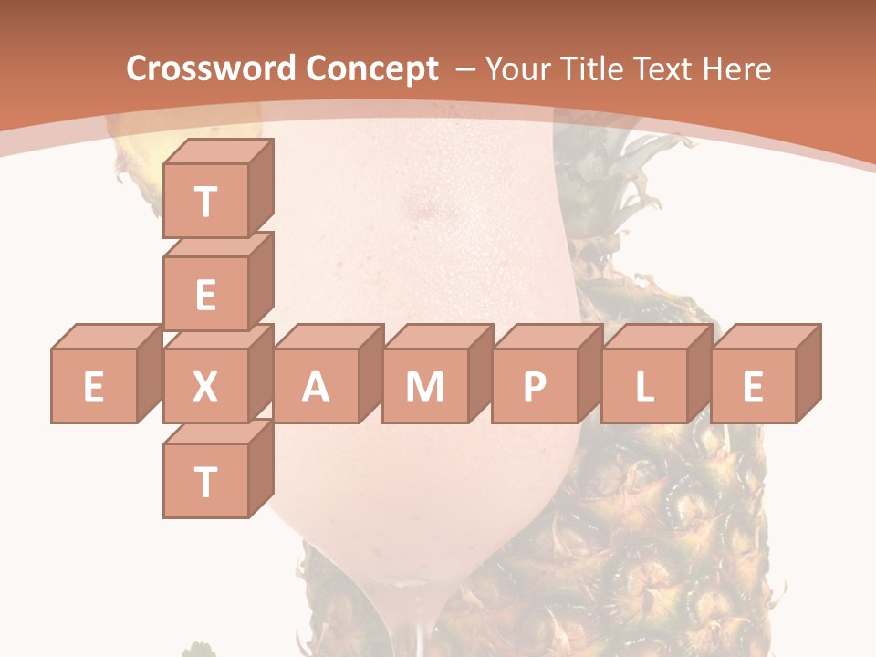 Cocktail Page Glass PowerPoint Template
