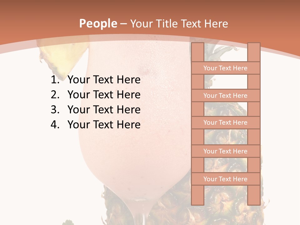Cocktail Page Glass PowerPoint Template