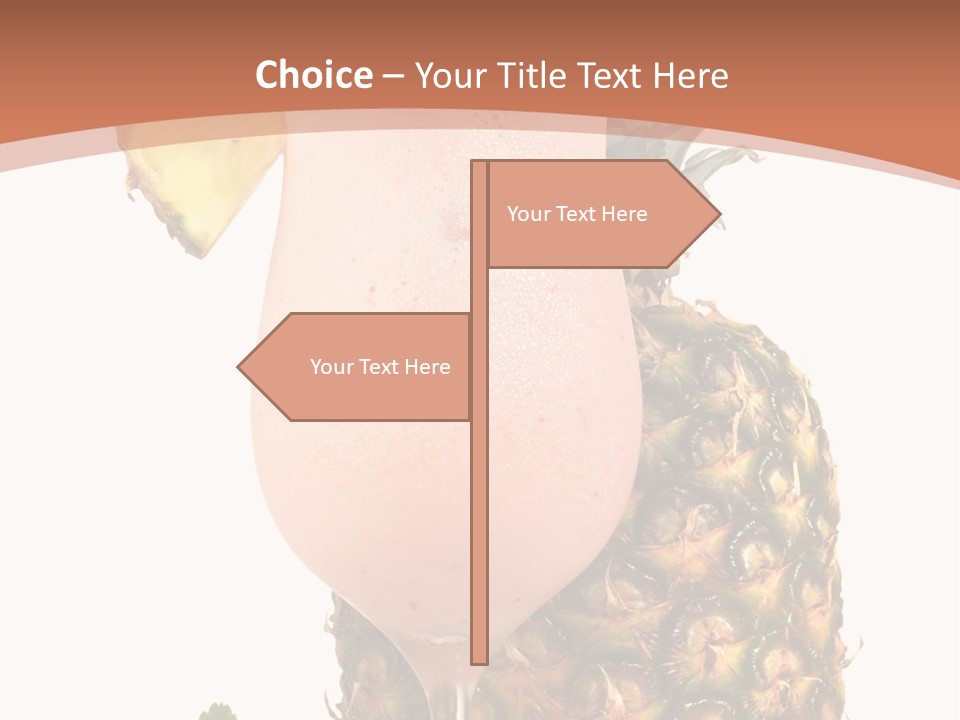 Cocktail Page Glass PowerPoint Template