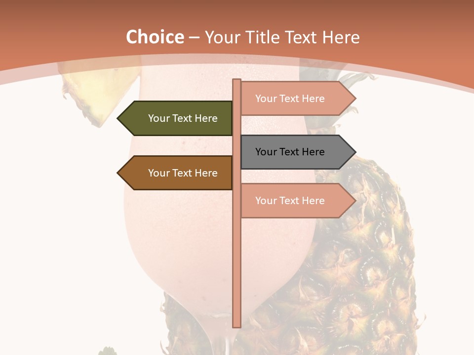 Cocktail Page Glass PowerPoint Template