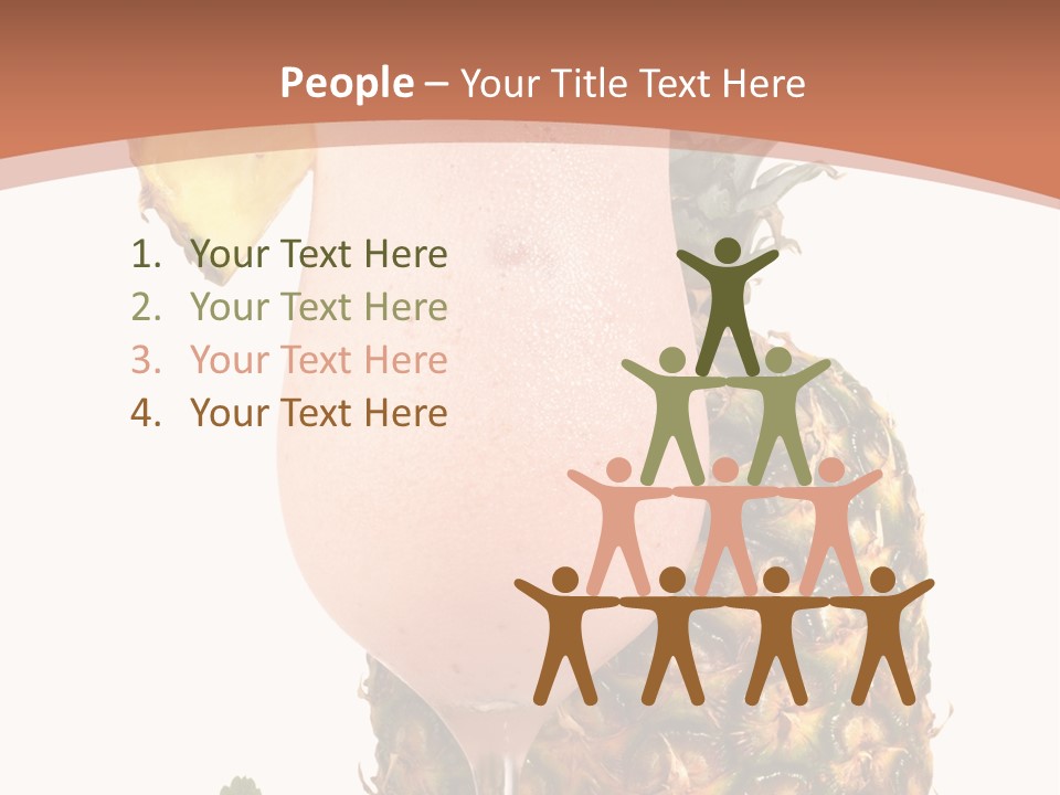 Cocktail Page Glass PowerPoint Template