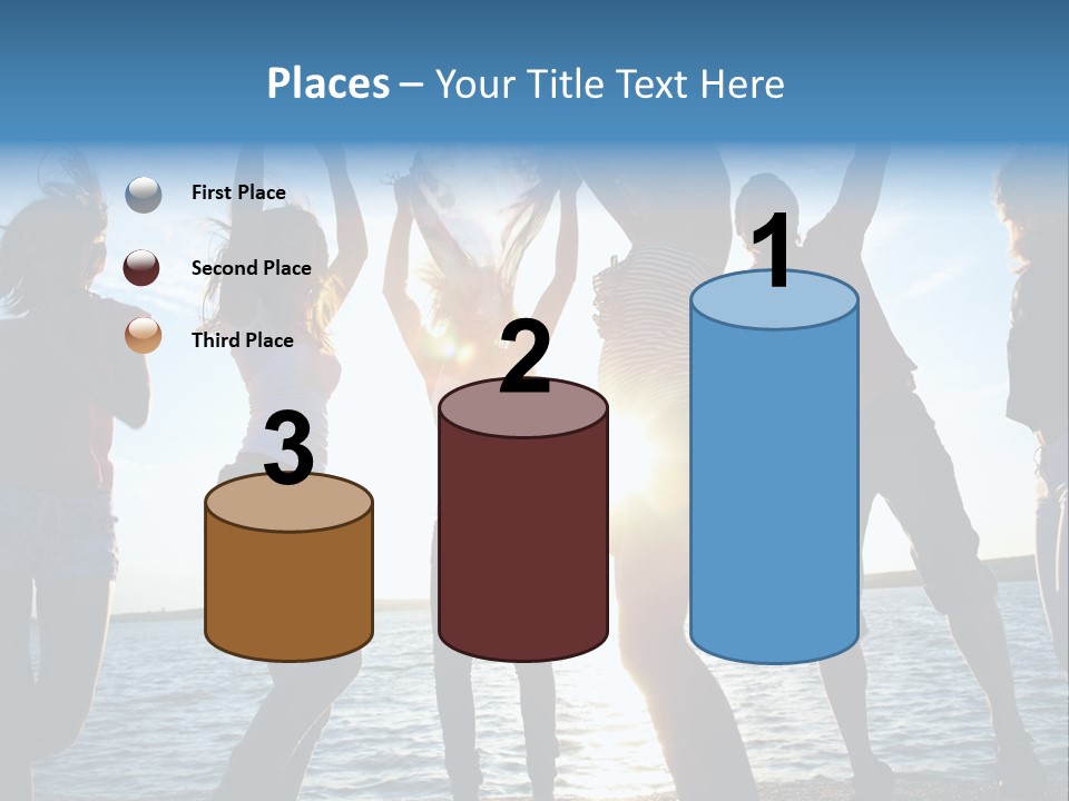 Holiday Orange Girl PowerPoint Template