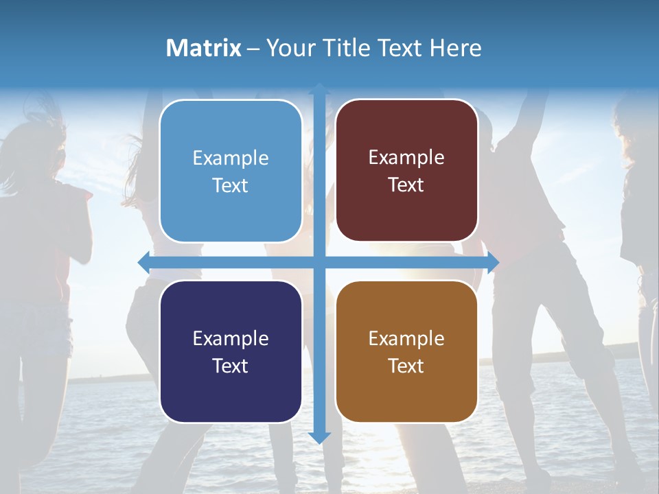 Holiday Orange Girl PowerPoint Template