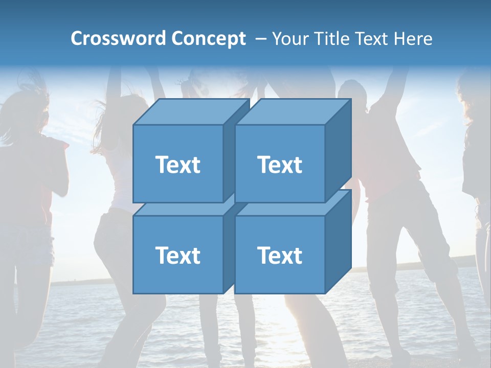 Holiday Orange Girl PowerPoint Template